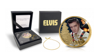 Elvis Blue Christmas munt in verpakking 